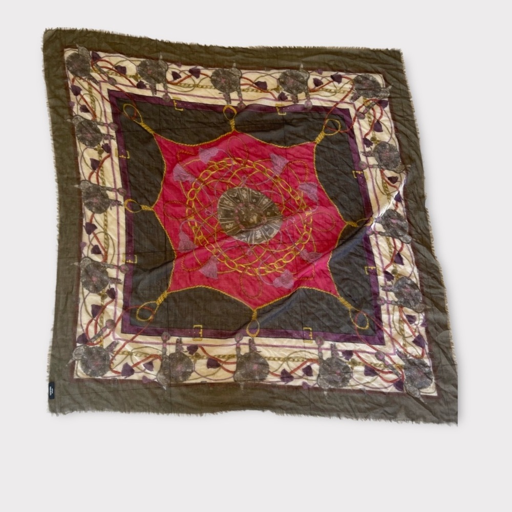 Italian Silk&Cashmere Scarf from Lake Como